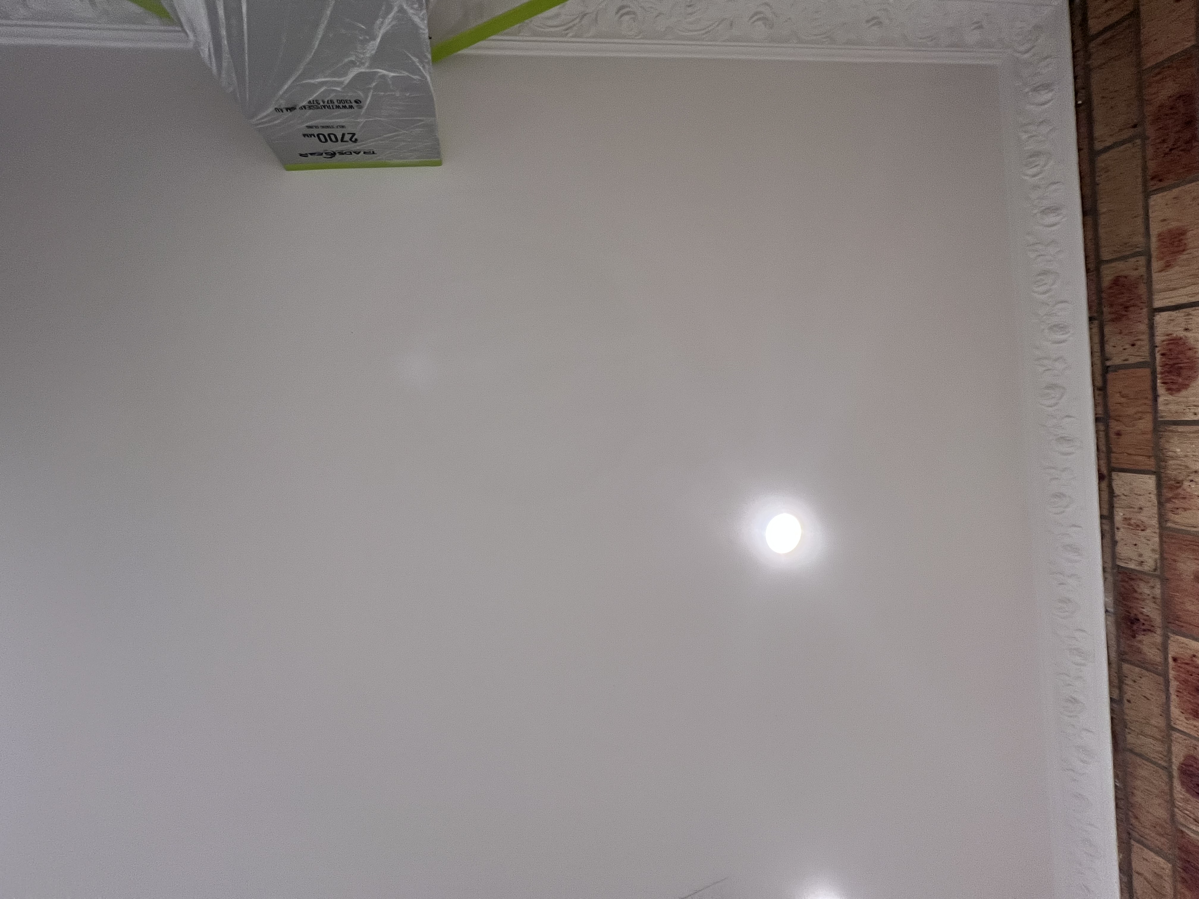 Ceiling restoration after