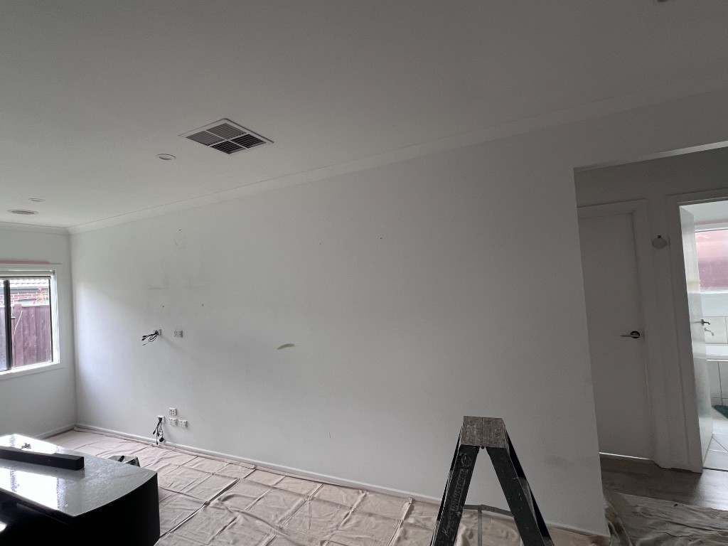 Living room renovation before