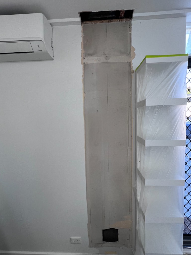 Wall restoration before